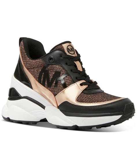 michael kors kirby trainers|Michael Kors rose gold trainers.